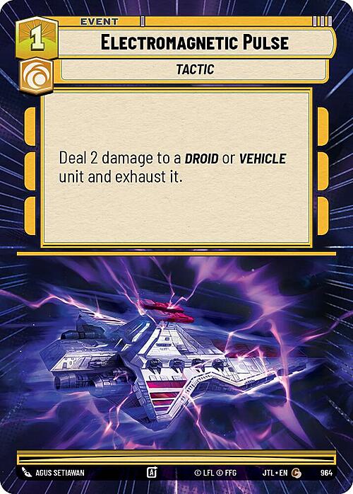 Electromagnetic Pulse Card Front