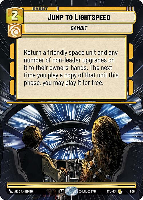 Jump to Lightspeed Card Front