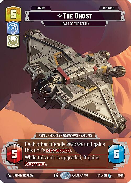 Ghost, Cuore Della Famiglia Card Front