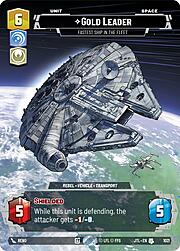 Gold Leader - Fastest Ship in the Fleet