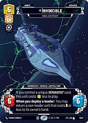 Invincible - Naval Adversary