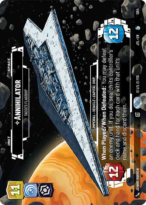 Annihilator, Ammiraglia Di Tagge Card Front