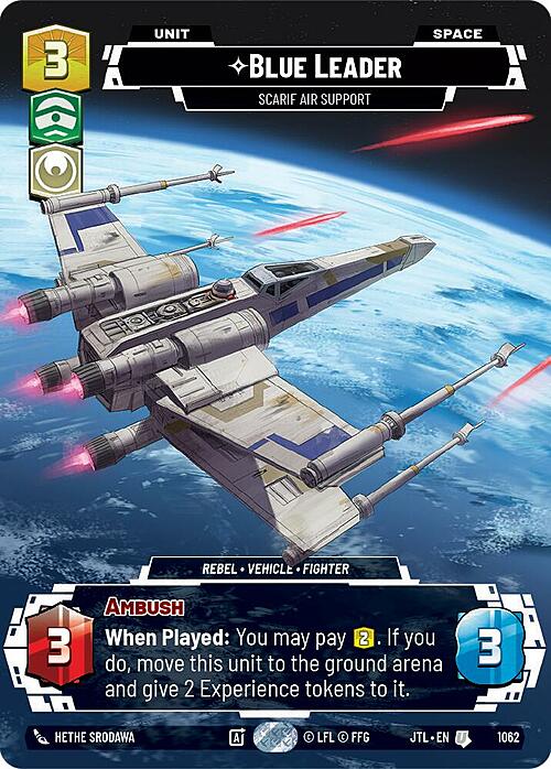 Blue Leader - Scarif Air Support Card Front