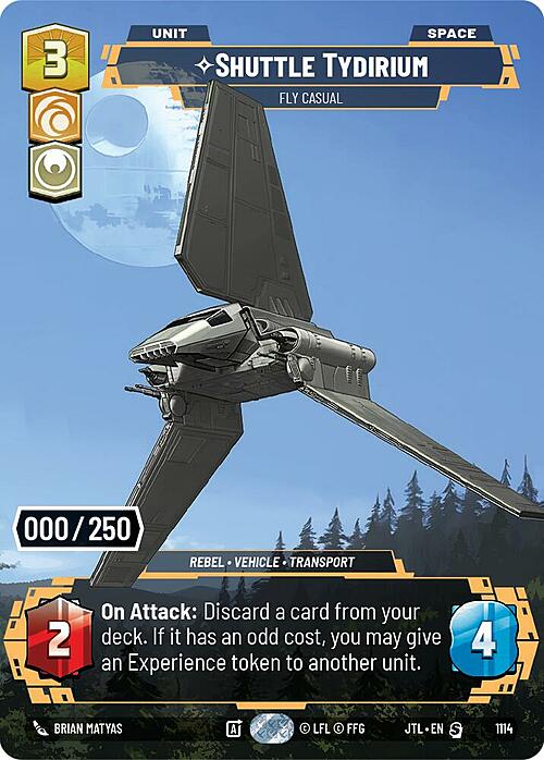 Navetta Tydirium, Vola Disinvolto Card Front