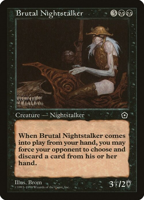 Cacciatore Notturno Brutale Card Front