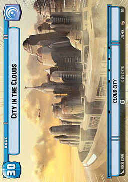City in the Clouds // X-Wing Card Front