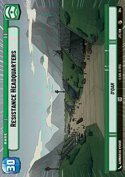 Resistance Headquarters // Experience Card Front