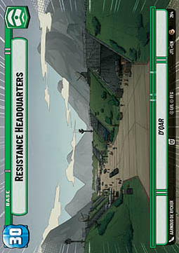 Resistance Headquarters // X-Wing Token Card Front