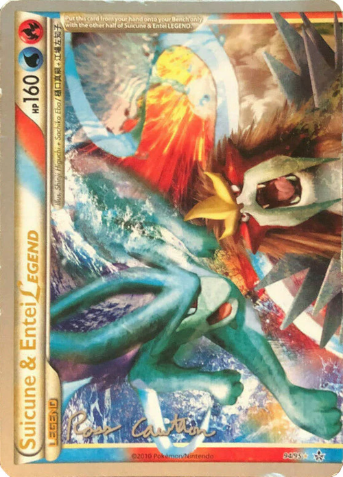 Suicune & Entei LEGEND Card Front