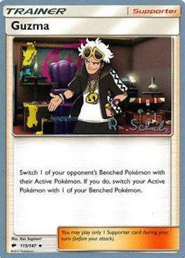 Guzma Card Front