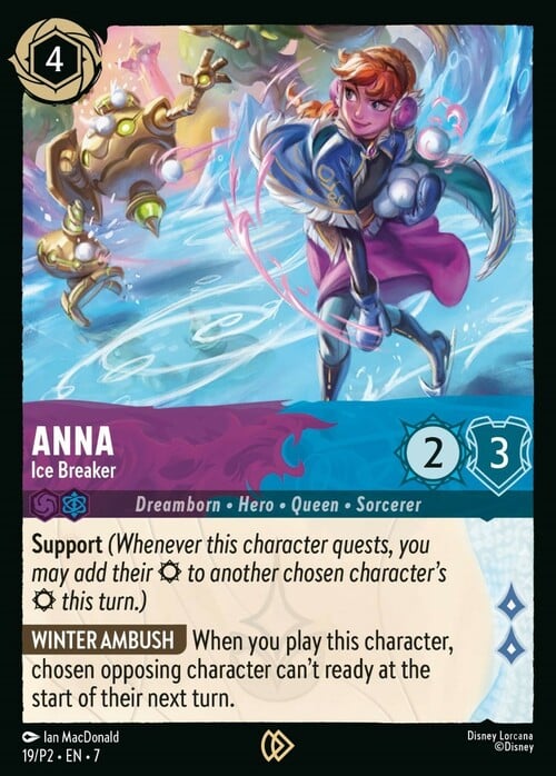 Anna - Ice Breaker Card Front