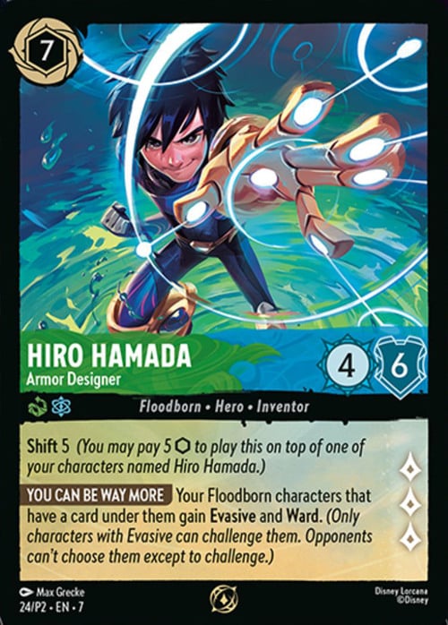 Hiro Hamada - Armor Designer Card Front