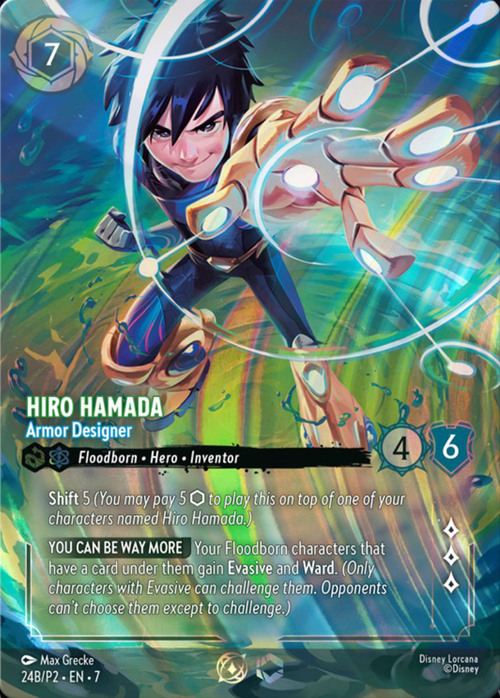 Hiro Hamada - Armor Designer Card Front