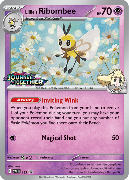 Lillie's Ribombee Card Front