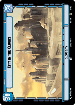 City in the Clouds // TIE Fighter Token Card Front
