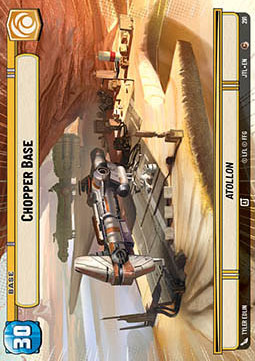 Chopper Base // X-Wing Card Front