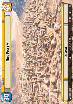 Mos Eisley // Experience Token Card Front