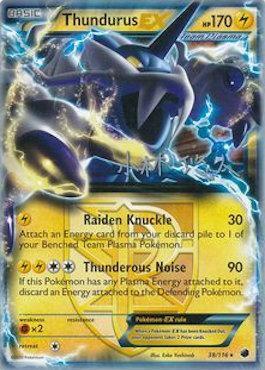 Thundurus EX Card Front