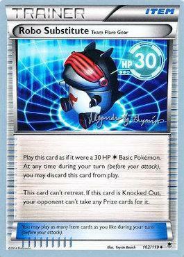 Robo Substitute Card Front
