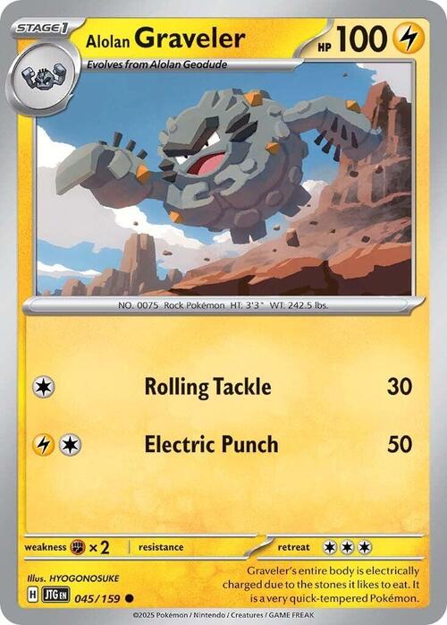 Alolan Graveler Card Front