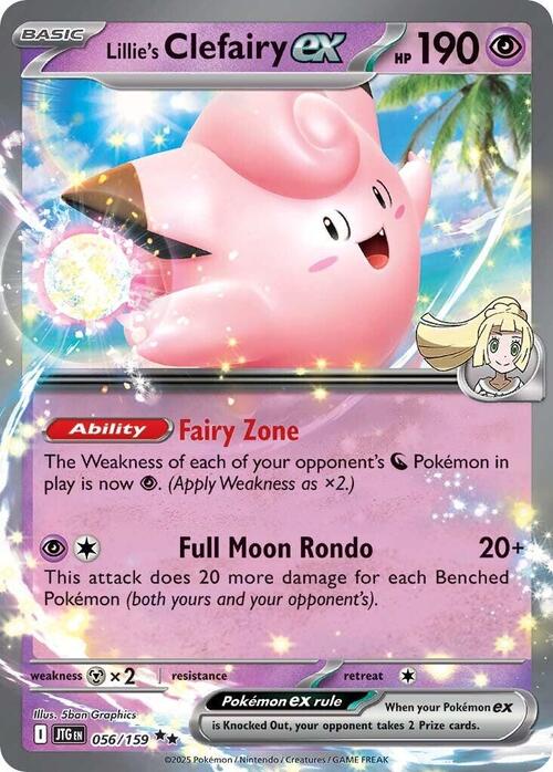 Clefairy di Lylia ex Card Front