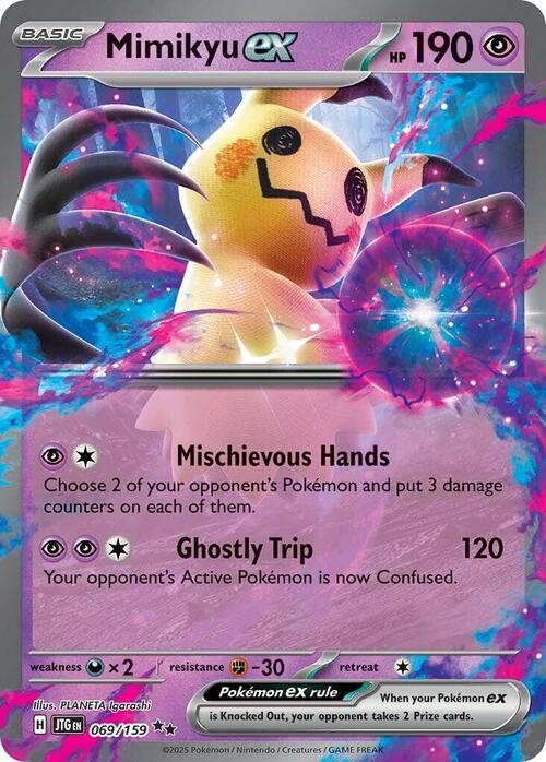 Mimikyu ex Card Front