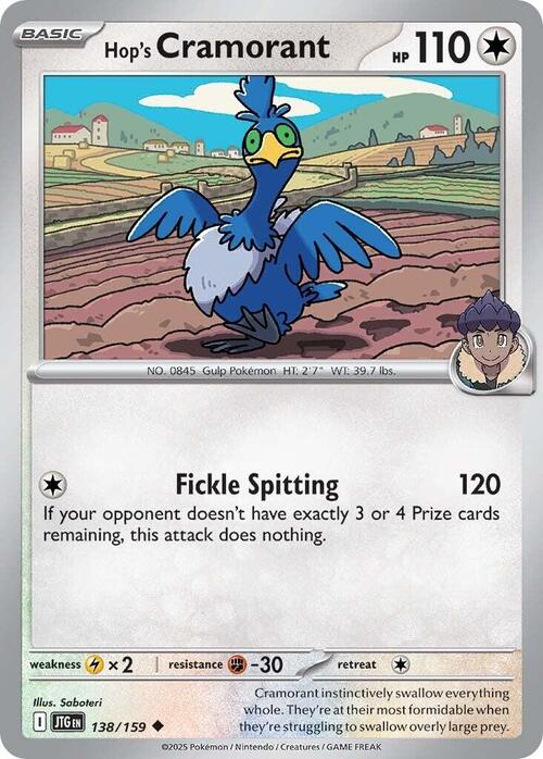 Hop's Cramorant Card Front