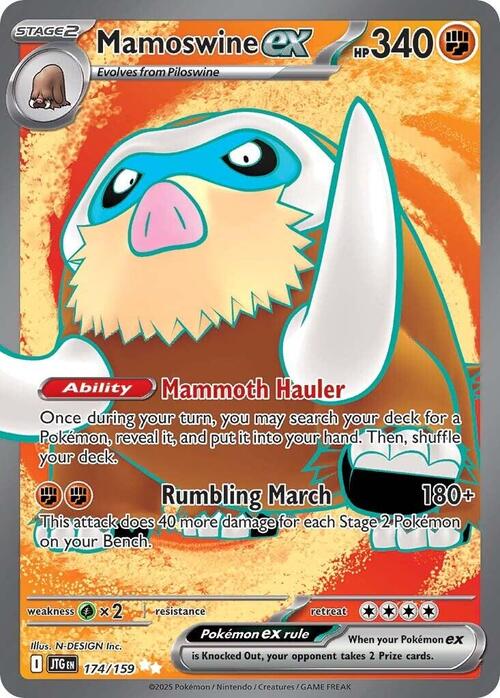 Mamoswine ex Card Front