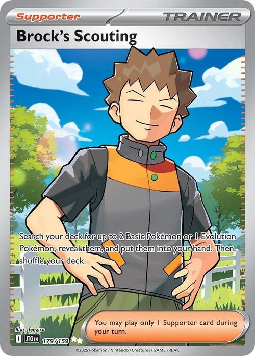 Brock's Scouting Card Front