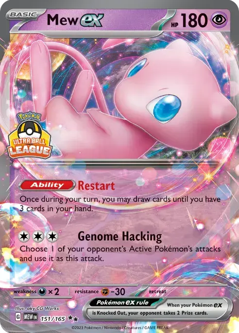 Mew ex Card Front