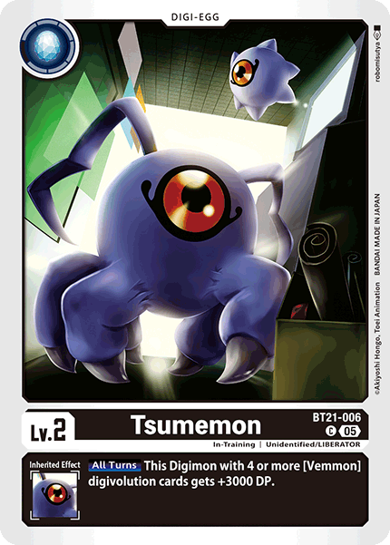 Tsumemon Card Front