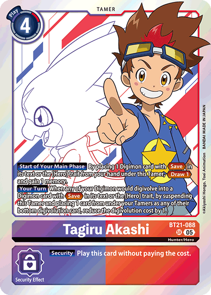 Tagiru Akashi Card Front