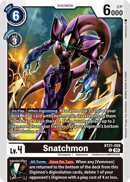 Snatchmon Card Front