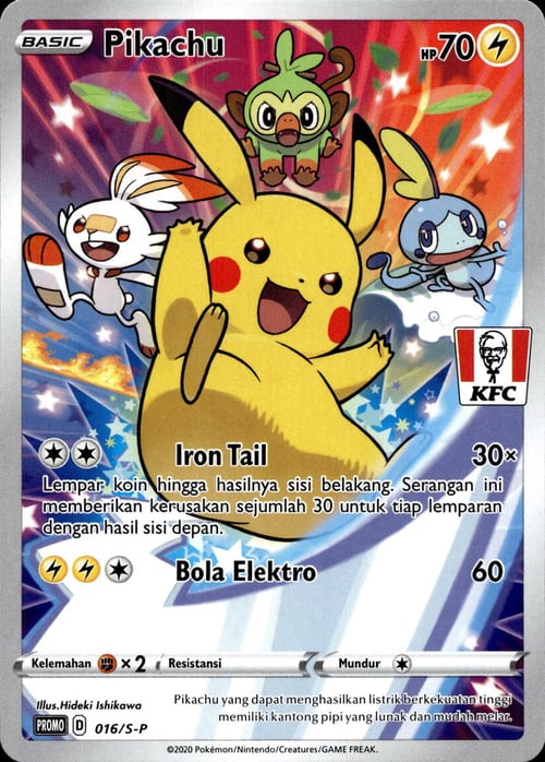 Pikachu Card Front