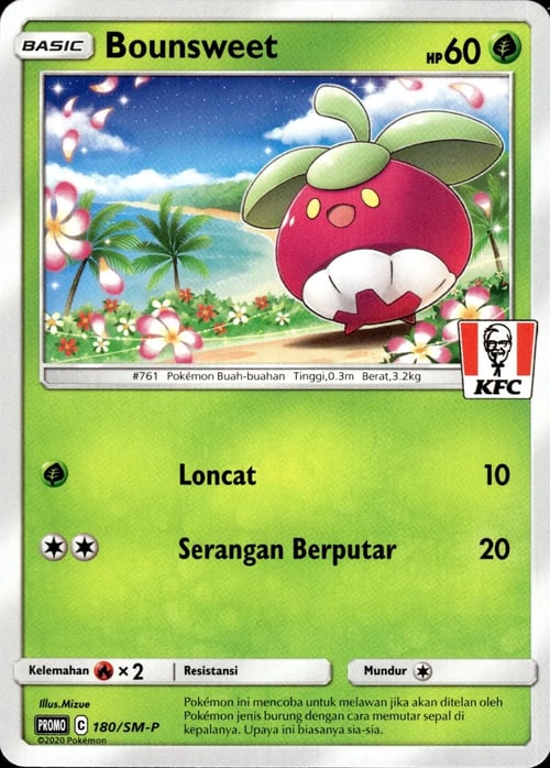 Bounsweet Card Front