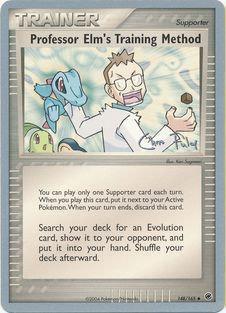 Professor Elm's Training Method Card Front