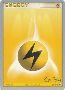 Lightning Energy Card Front