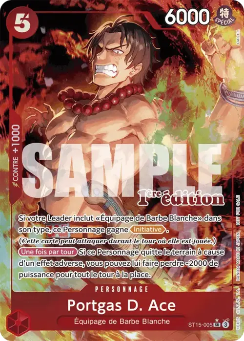 Portgas.D.Ace Card Front
