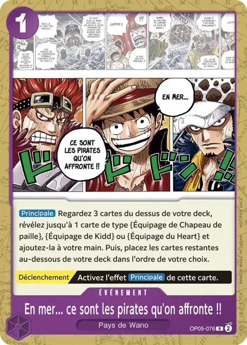 When You're at Sea You Fight against Pirates!! Card Front