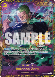 Roronoa Zoro — Championships Promo (op-chp) — No. OP09-076 — Ver. Promo — vChampionship 25-26