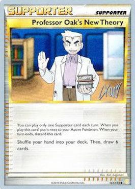 Professor Oak's New Theory Card Front