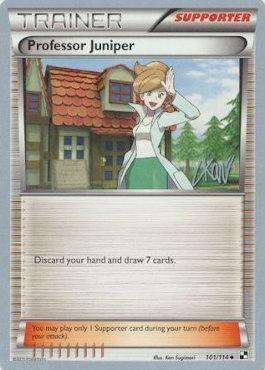 Professor Juniper Card Front