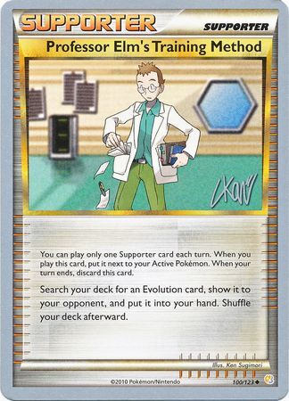 Professor Elm's Training Method Card Front