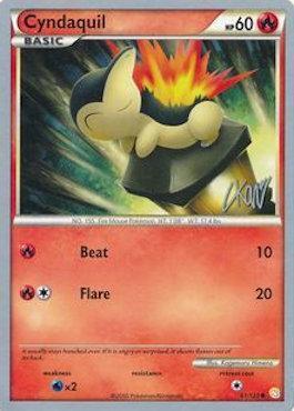 Cyndaquil Card Front