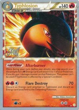 Typhlosion Card Front