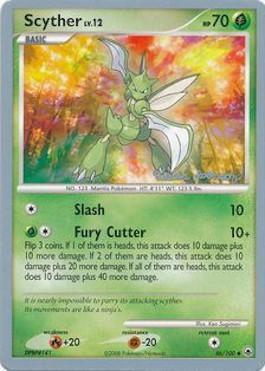 Scyther LV.12 Card Front