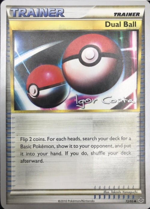 Dual Ball Card Front