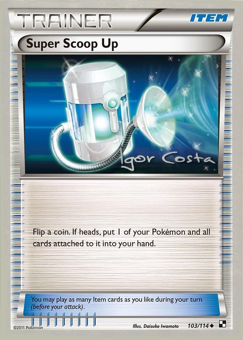 Super Scoop Up Card Front