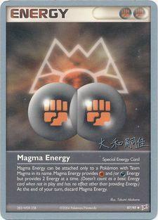 Magma Energy Card Front
