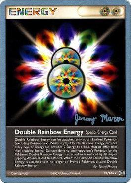 Double Rainbow Energy Card Front